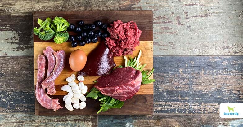 Raw Boneless Beef & Egg Dog Food Recipe